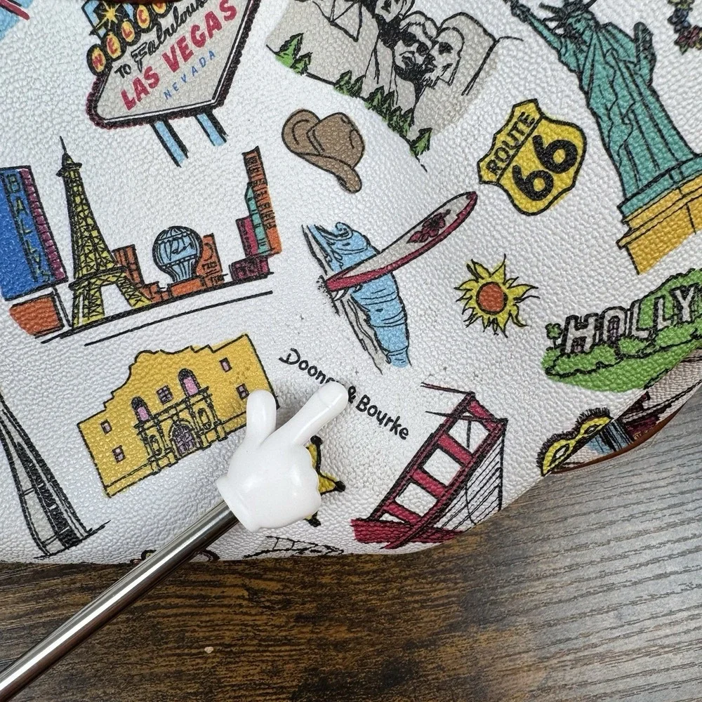 Dooney & Bourke East West Collins Hobo Handbag Americana Hollywood‎ Travel